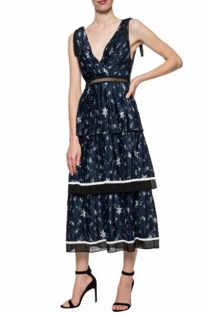 Pleated slip dress, zdjęcie 2 Pleated slip dress od Self Portrait